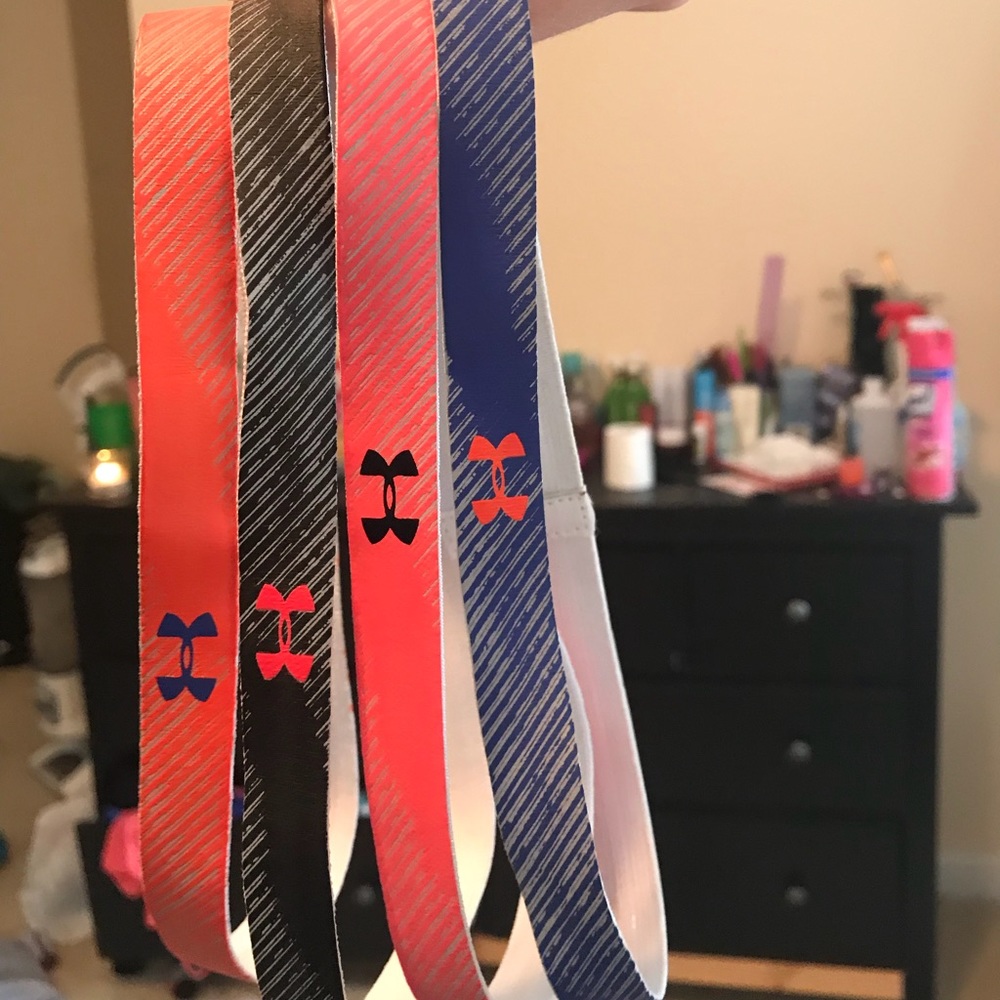 Under Armour and Pink headband bundle